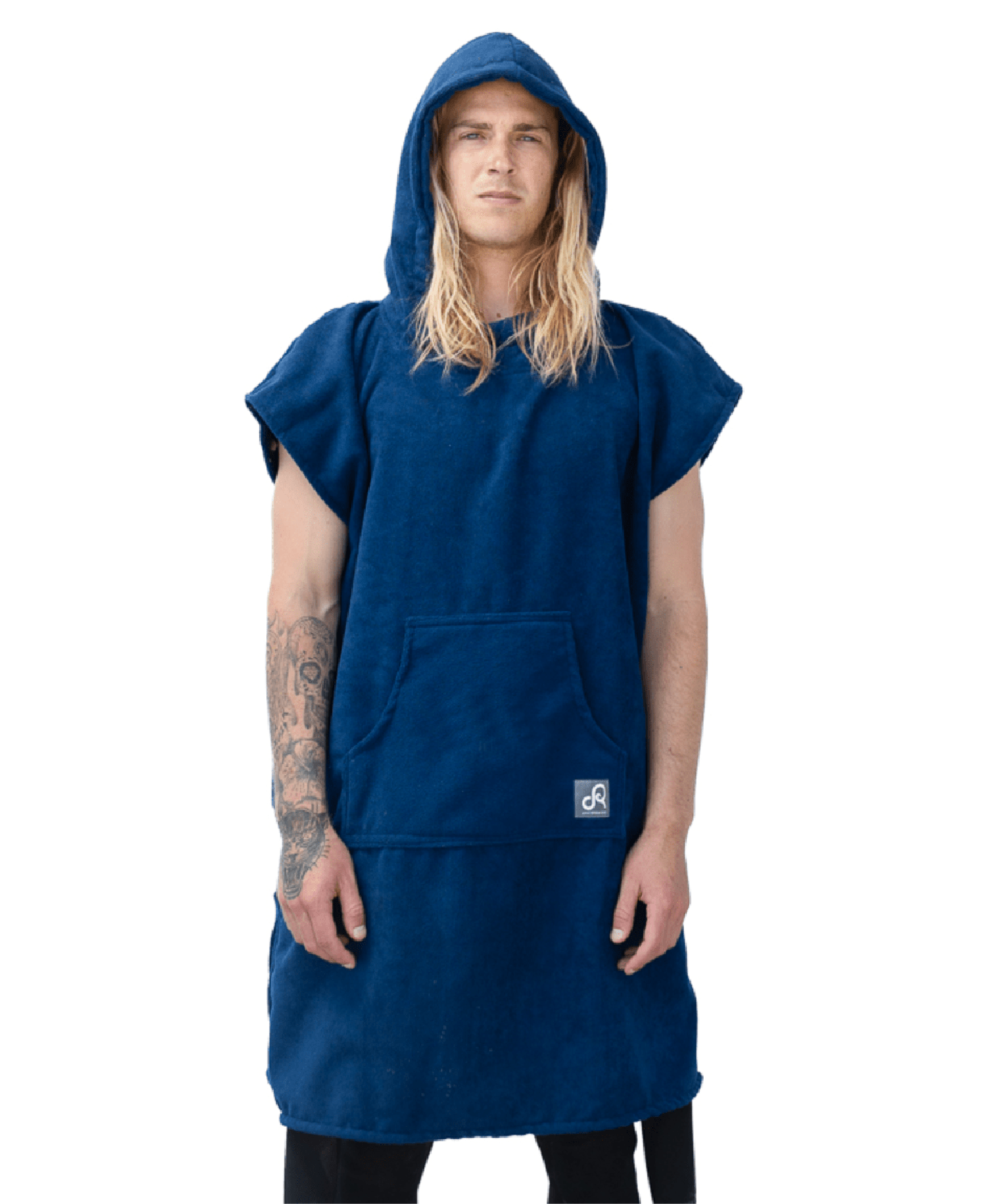 Drirobe Surf & Swim poncho - Sleeveless - Midnight Blue