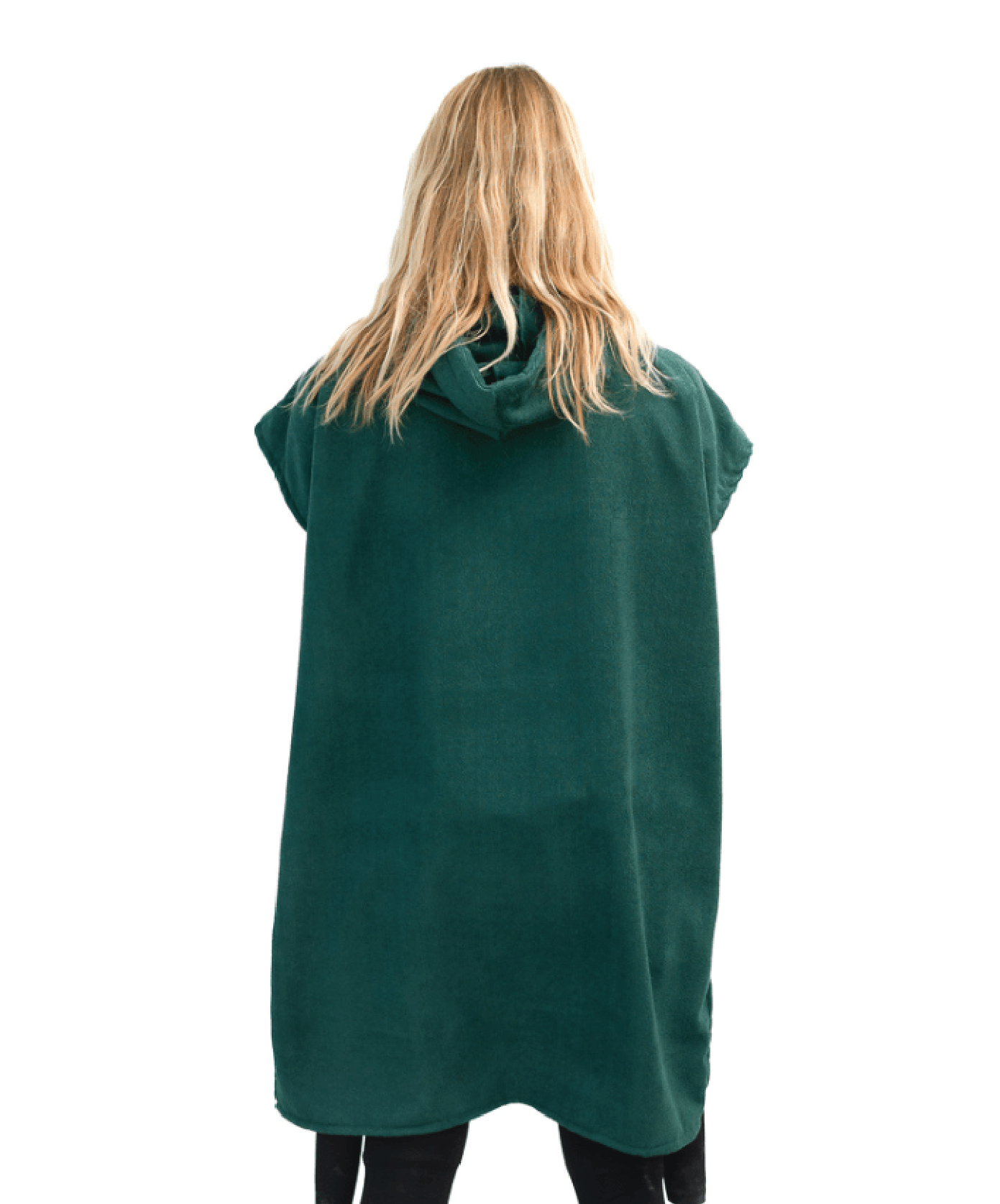 Drirobe Surf & Swim poncho - Sleeveless - Bottle Green