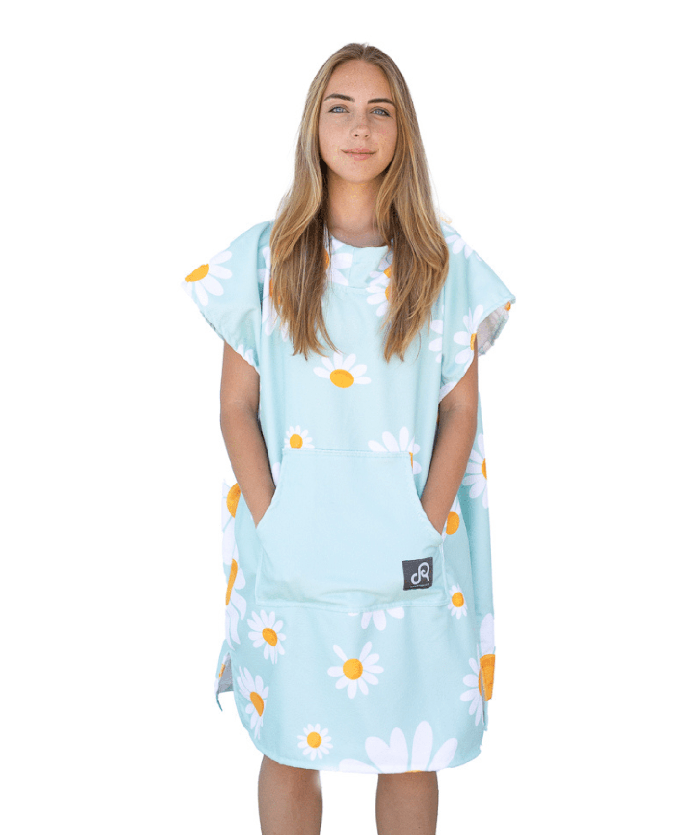 Printed Drirobe Surf & Swim Poncho - Sleeveless – Daisy