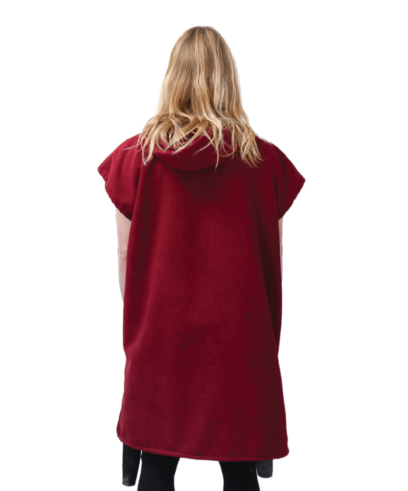 Drirobe Surf & Swim poncho - Sleeveless - Maroon