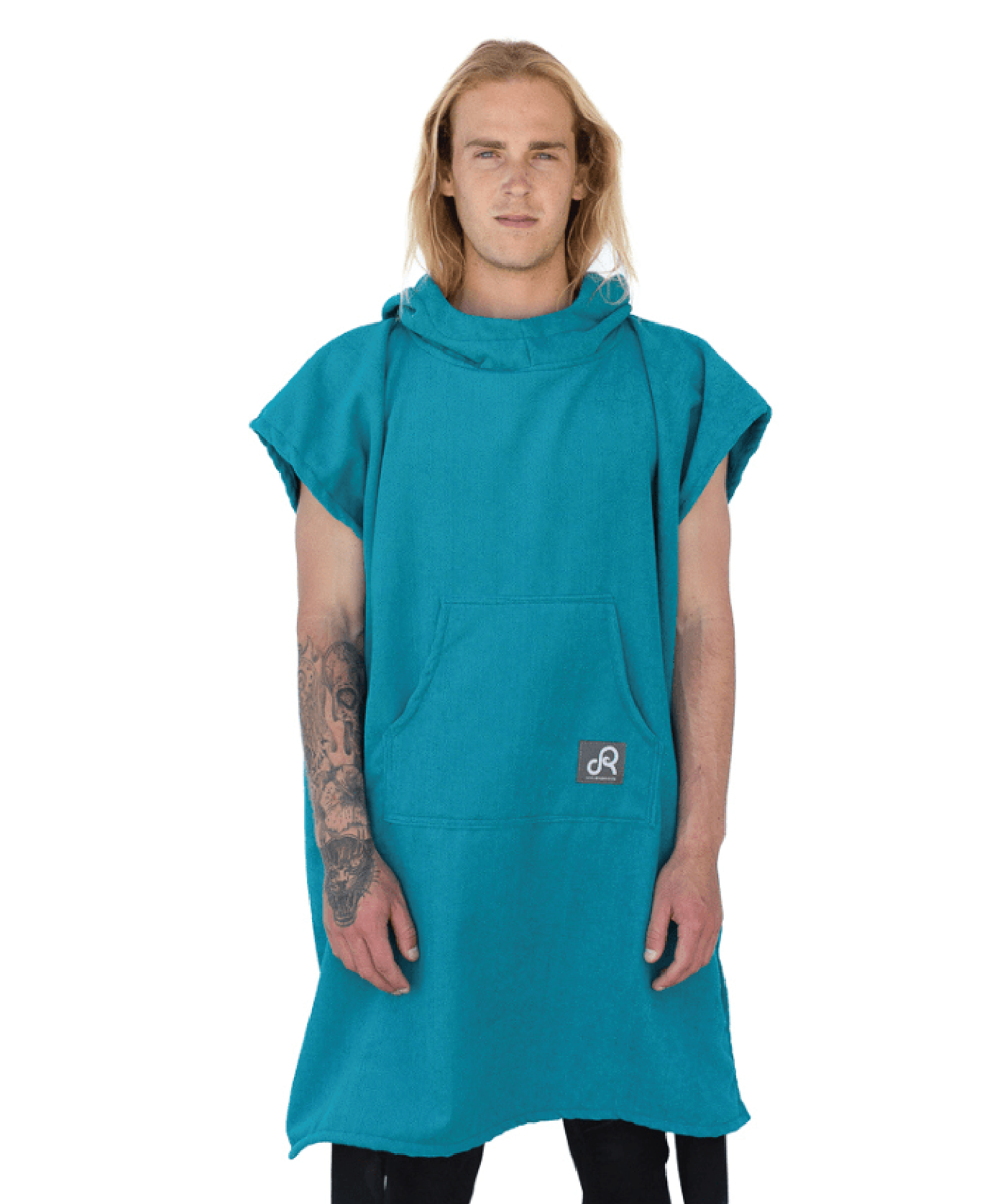 Drirobe Surf & Swim poncho - Sleeveless - Turquoise