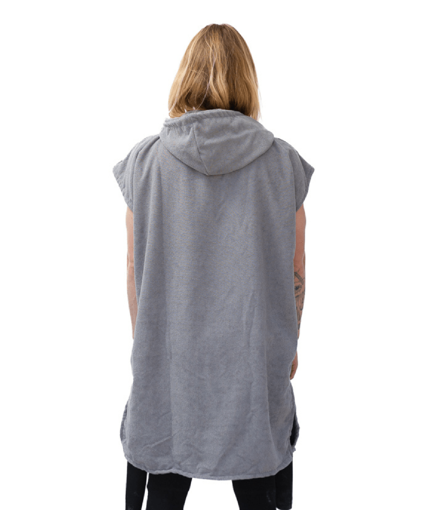 Drirobe Surf & Swim poncho - Sleeveless - Grey