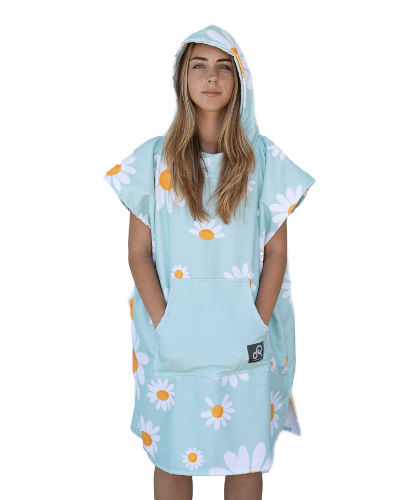 Printed Drirobe Surf & Swim Poncho - Sleeveless – Daisy