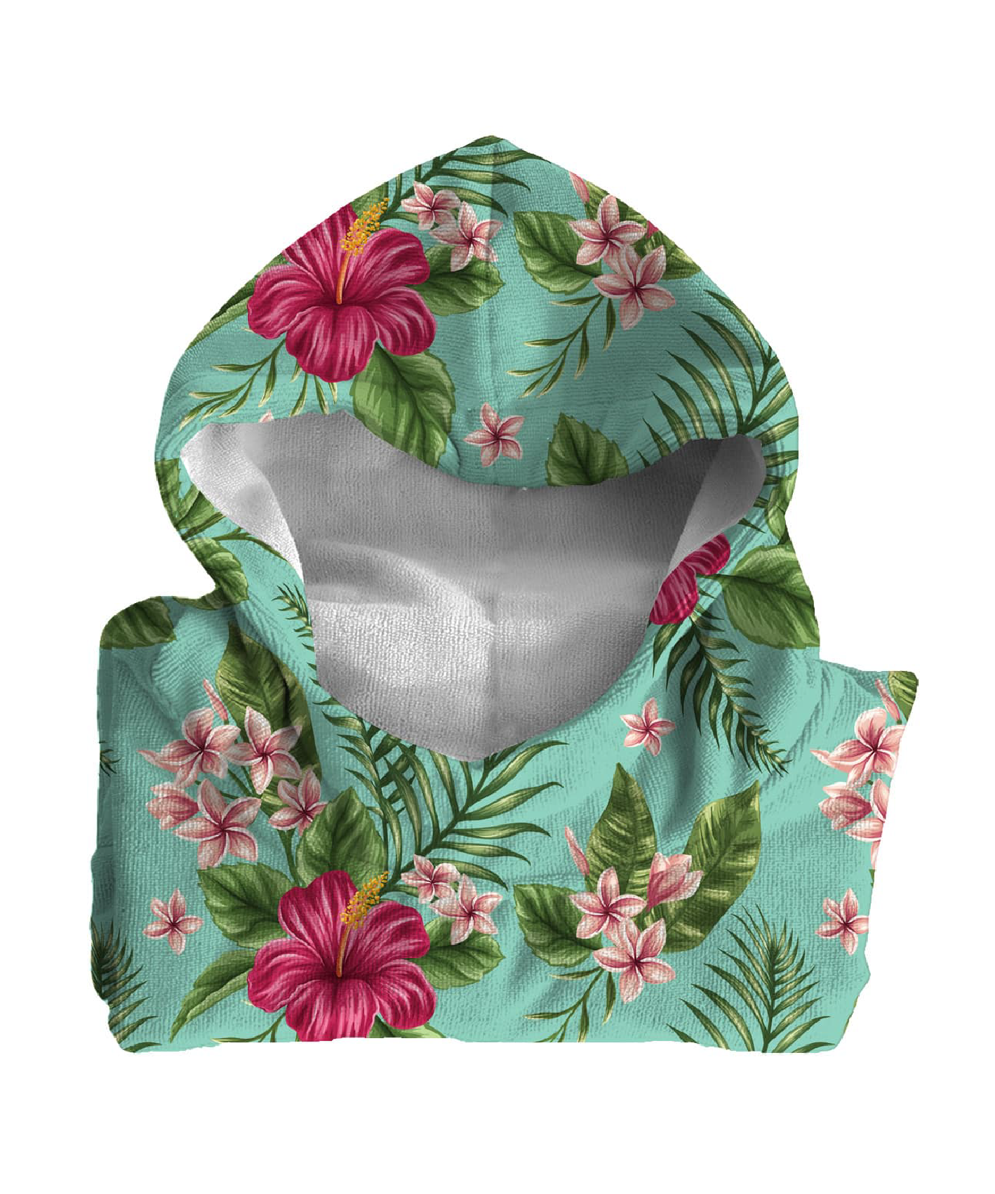 Printed Drirobe Surf & Swim Poncho - Sleeveless – Hibiscus