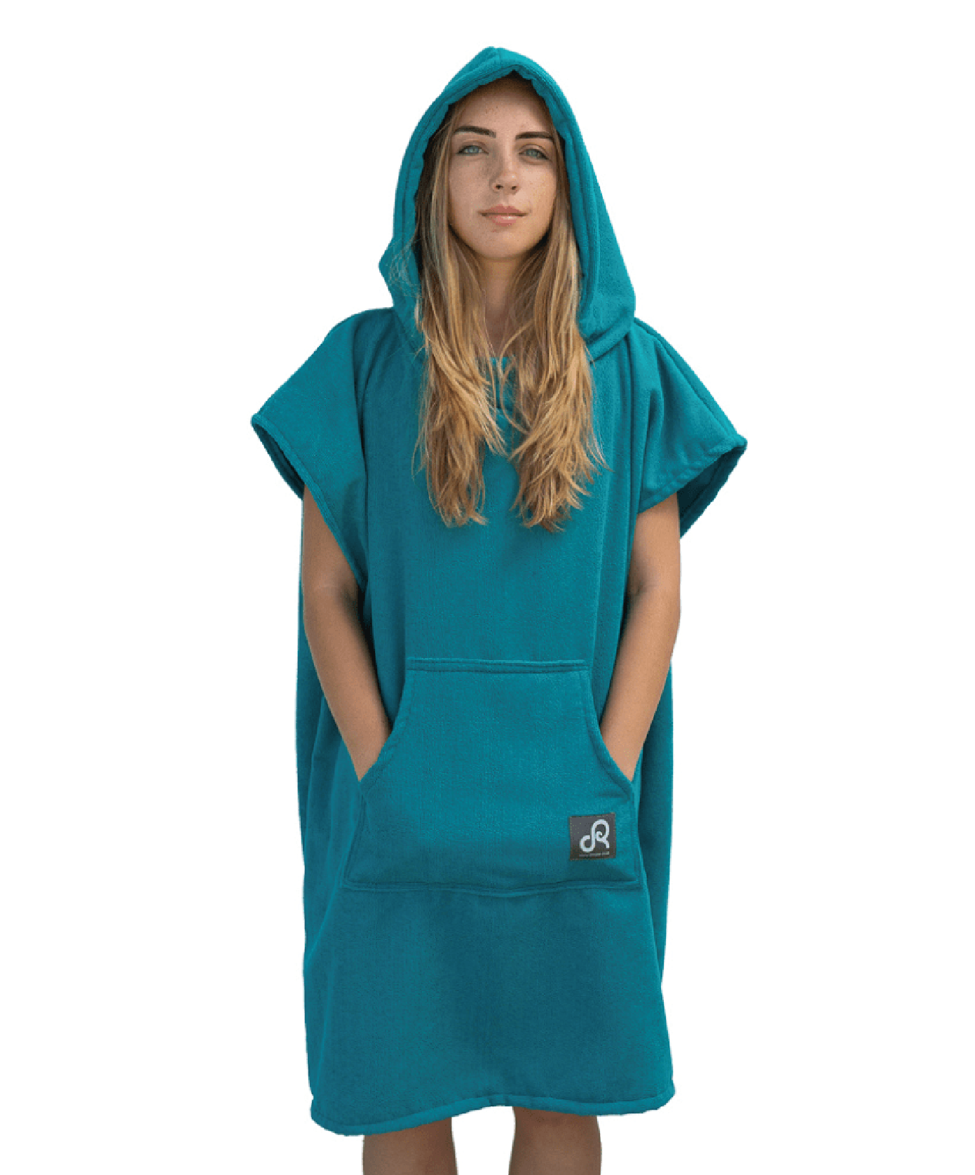 Drirobe Surf & Swim poncho - Sleeveless - Turquoise