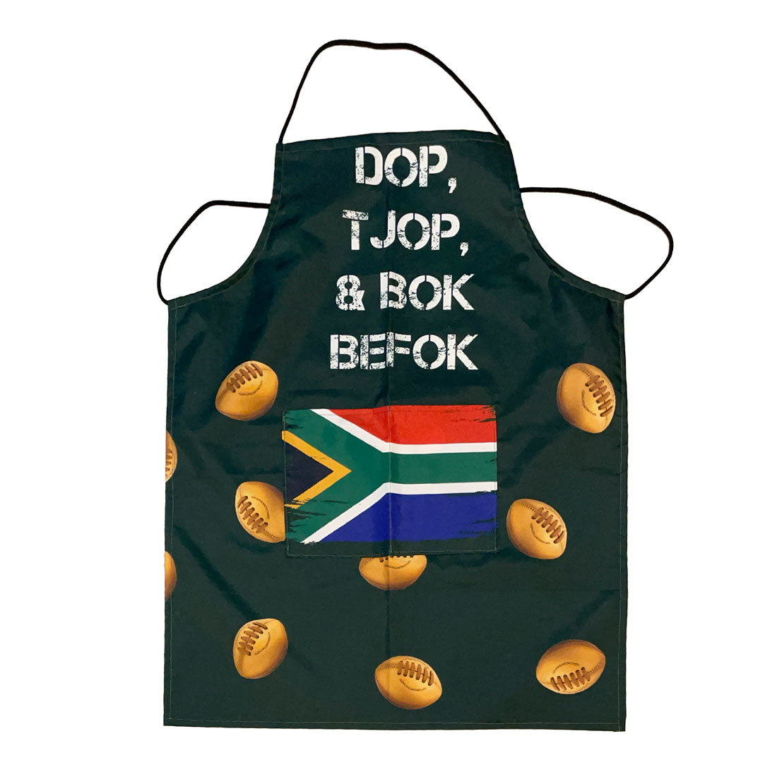 Printed Apron - Dop, Tjop N Bok