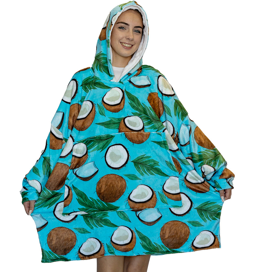 Coconut Hoogy - Oversized Blanket Hoodie