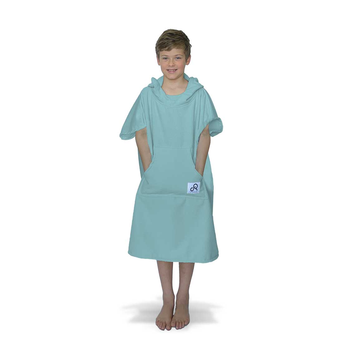 Duck Egg Blue Surf Swim Changing Poncho - Kids