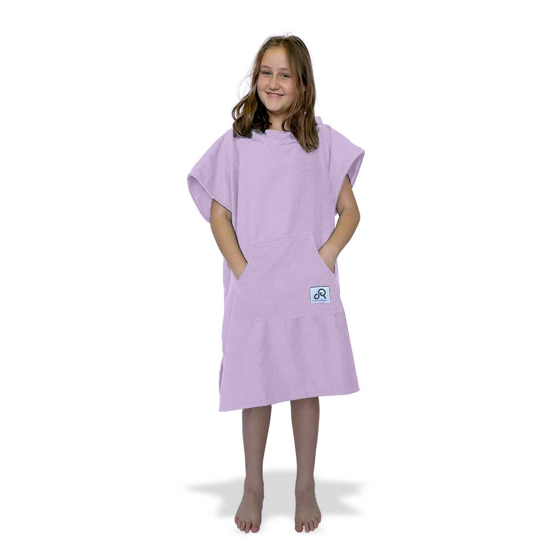 Lilac Surf Swim Changing Poncho - Kids