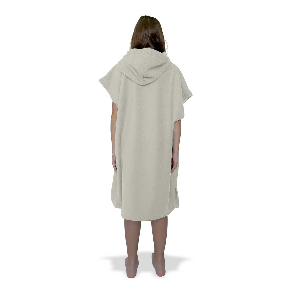 Sand Beige Surf Swim Changing Poncho - Kids