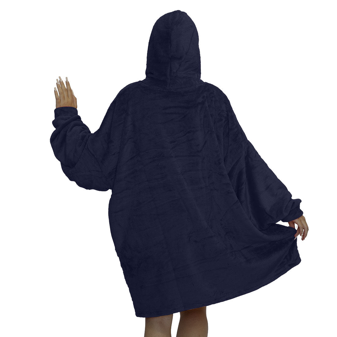 Navy Blue Hoogy - Oversized Blanket Hoodie