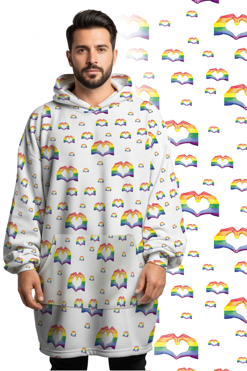 Pride Pulse Hoogy - Oversized Blanket Hoodie