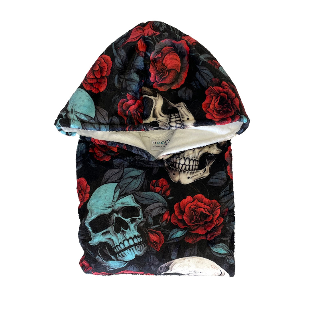 Skulls and Roses Hoogy - Oversized Blanket Hoodie