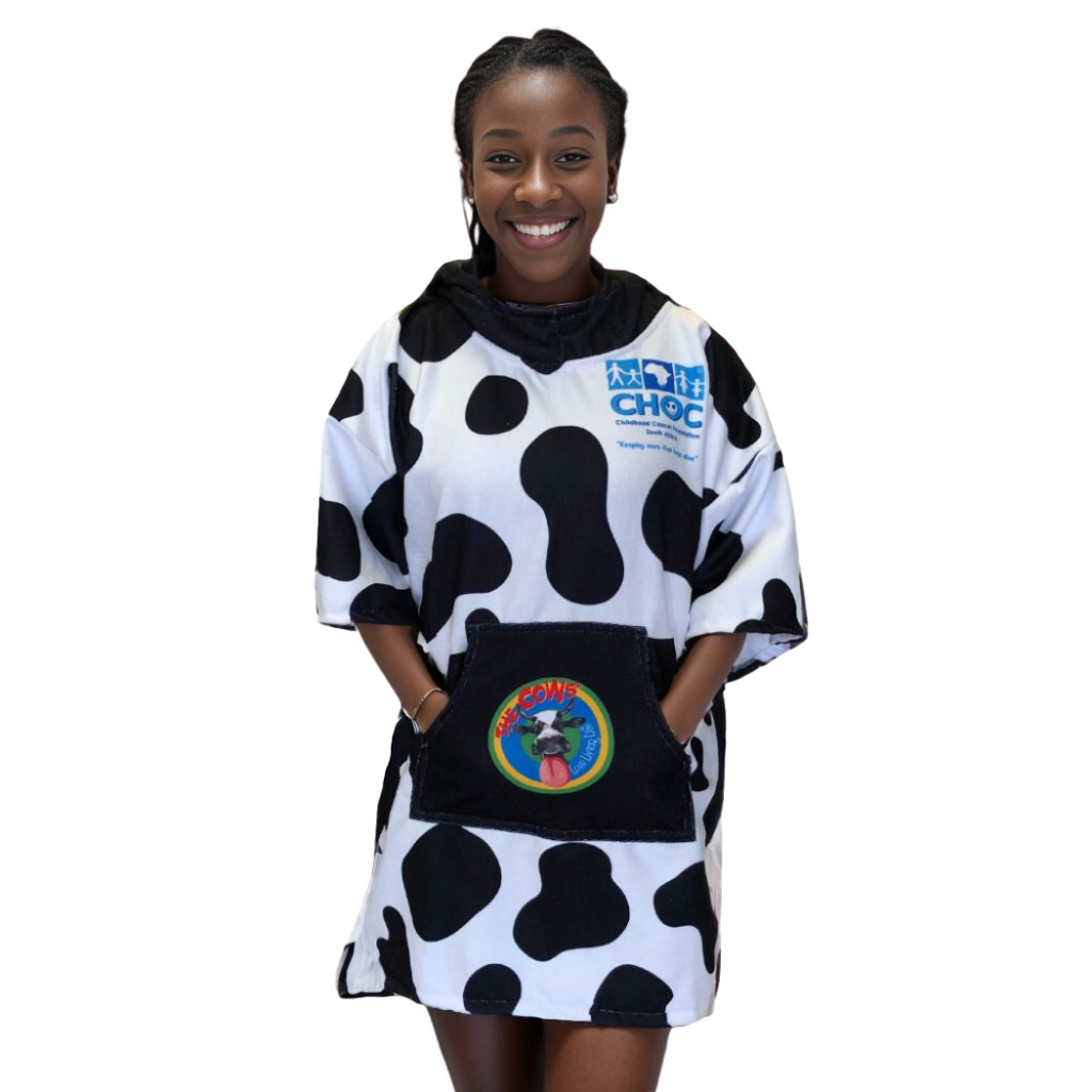 Long-Sleeve Surf & Swim Poncho - The Cows x CHOC x Drirobe